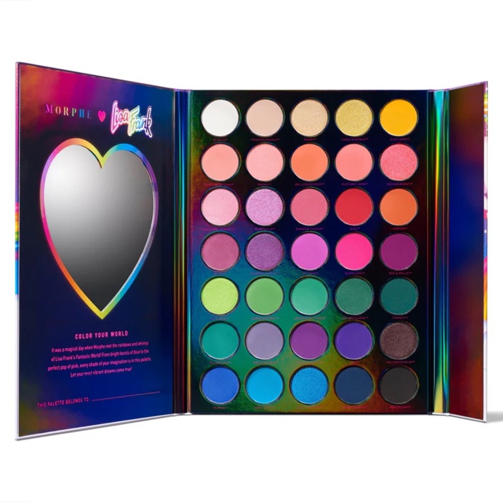 Brand New Morphe x Lisa Frank 35 Pan Eye Shadow Palette